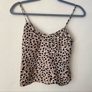 & Other Stories Stockholm Atlier Animal Print Tank Top
